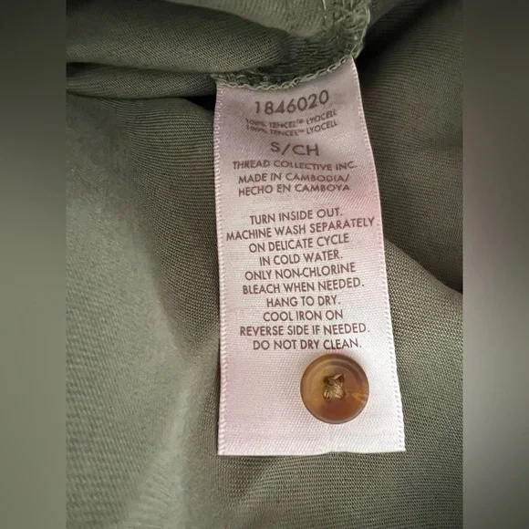 Brand New-Teddi Rose Tencel Shirt Dress - Picture 11 of 11